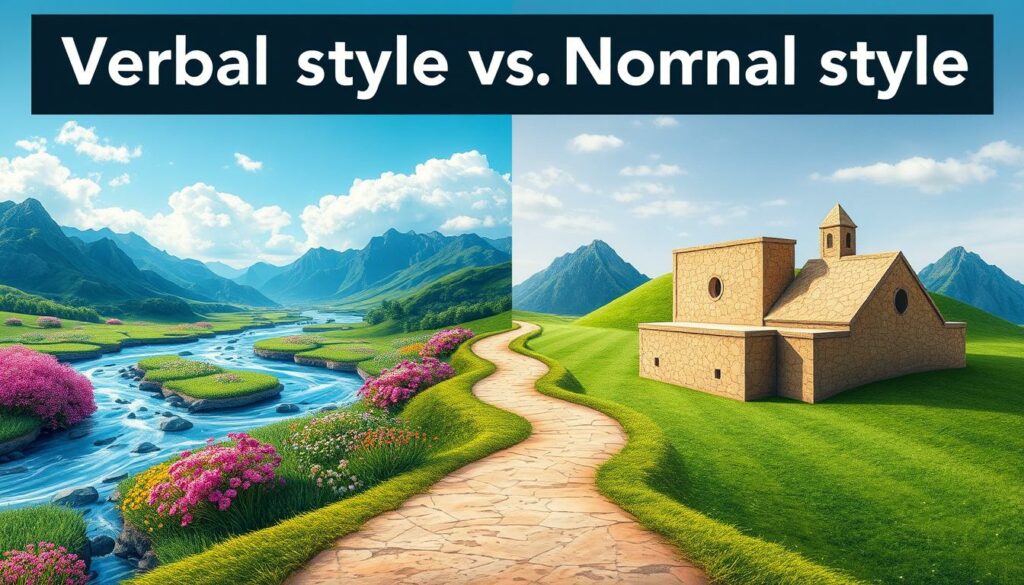 Verbalstil versus Nominalstil